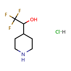 2,2,2-trifluoro-1-(4-piperidyl)ethanol;hydrochloride