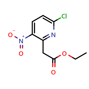 ethyl 2-(6-chloro-3-nitro-2-pyridyl)acetate