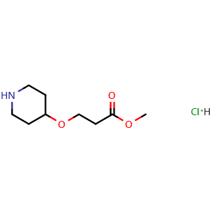 methyl 3-(4-piperidyloxy)propanoate;hydrochloride