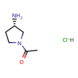 1-[(3S)-3-aminopyrrolidin-1-yl]ethanone hydrochloride