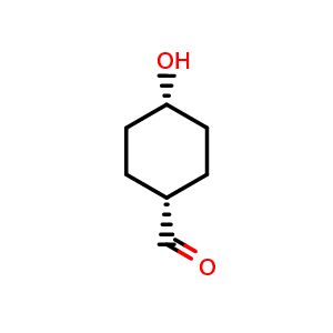Chemical structure of cis-4-hydroxycyclohexanecarbaldehyde , CAS 1062608-12-1, AChemBlock X184866