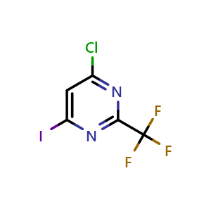 4-chloro-6-iodo-2-(trifluoromethyl)pyrimidine
