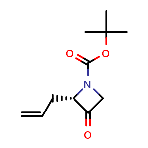 tert-butyl (2S)-2-allyl-3-oxo-azetidine-1-carboxylate