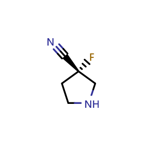 (3S)-3-fluoropyrrolidine-3-carbonitrile