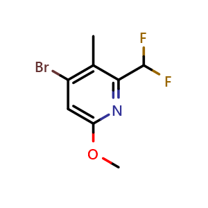 4-bromo-2-(difluoromethyl)-6-methoxy-3-methyl-pyridine