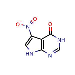 5-nitro-3,7-dihydropyrrolo[2,3-d]pyrimidin-4-one