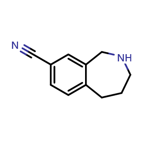 2,3,4,5-tetrahydro-1H-2-benzazepine-8-carbonitrile