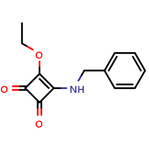 3-(benzylamino)-4-ethoxy-cyclobut-3-ene-1,2-dione