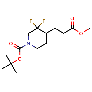 tert-butyl 3,3-difluoro-4-(3-methoxy-3-oxo-propyl)piperidine-1-carboxylate