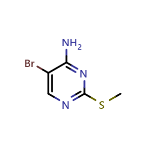 5-bromo-2-methylsulfanyl-pyrimidin-4-amine