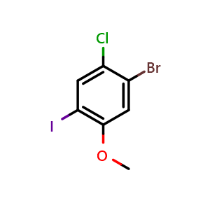 1-bromo-2-chloro-4-iodo-5-methoxybenzene