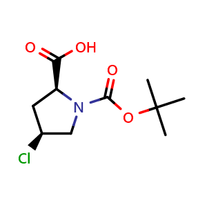 (2S,4S)-1-[(tert-butoxy)carbonyl]-4-chloropyrrolidine-2-carboxylic acid