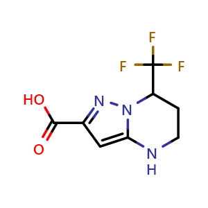 7-(trifluoromethyl)-4,5,6,7-tetrahydropyrazolo[1,5-a]pyrimidine-2-carboxylic acid