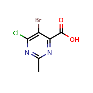 5-bromo-6-chloro-2-methyl-pyrimidine-4-carboxylic acid