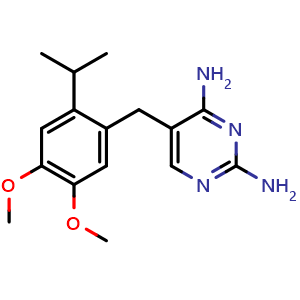 5-[[4,5-dimethoxy-2-(1-methylethyl)phenyl]methyl]-2,4-Pyrimidinediamine