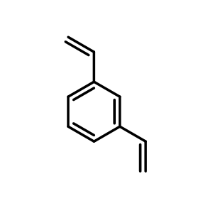 Chemical structure of 1,3-bis(ethenyl)benzene , CAS 108-57-6, AChemBlock X185477