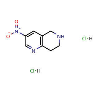 3-Nitro-5,6,7,8-tetrahydro-1,6-naphthyridine dihydrochloride