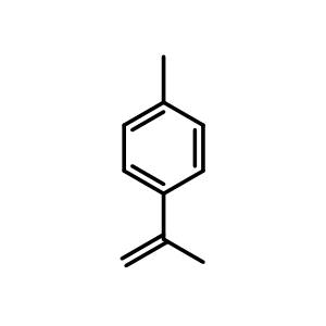 Chemical structure of 4-Isopropenyltoluene , CAS 1195-32-0, AChemBlock X185562