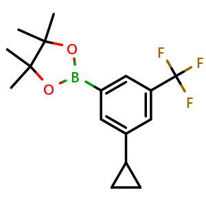 2-(3-cyclopropyl-5-(trifluoromethyl)phenyl)-4,4,5,5-tetramethyl-1,3,2-dioxaborolane