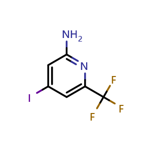 4-iodo-6-(trifluoromethyl)pyridin-2-amine