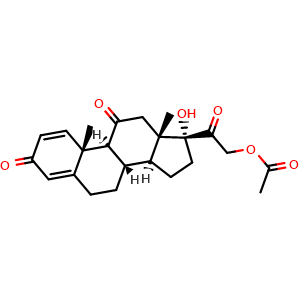 Chemical structure of Prednisone 21-acetate , CAS 125-10-0, AChemBlock X185664