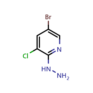 5-Bromo-3-chloro-2-hydrazinylpyridine