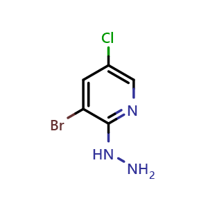 3-Bromo-5-chloro-2-hydrazinylpyridine