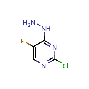 2-chloro-5-fluoro-4-hydrazinylpyrimidine