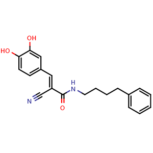 Chemical structure of AG 556 , CAS 133550-41-1, AChemBlock X185744