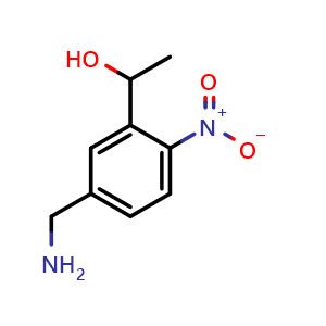 1-(5-(Aminomethyl)-2-nitrophenyl)ethanol