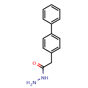 Chemical structure of 4-biphenylacetic hydrazide , CAS 139277-58-0, AChemBlock X185812