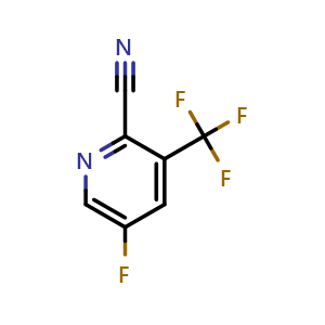 5-Fluoro-3-(trifluoromethyl)-2-pyridinecarbonitrile