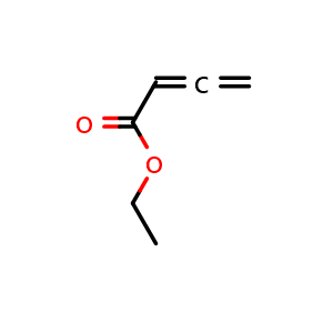 Chemical structure of Ethyl 2,3-butadienoate , CAS 14369-81-4, AChemBlock X185861