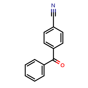 Chemical structure of 4-cyanophenyl(phenyl)methanone , CAS 1503-49-7, AChemBlock X185908