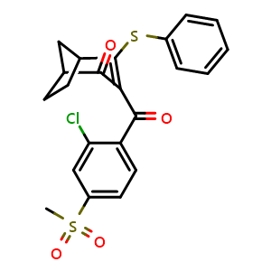 3-(2-chloro-4-(methylsulfonyl)benzoyl)-4-(phenylthio)bicyclo[3.2.1]oct-3-en-2-one