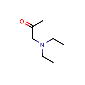 Chemical structure of Diethylaminoacetone , CAS 1620-14-0, AChemBlock X185966
