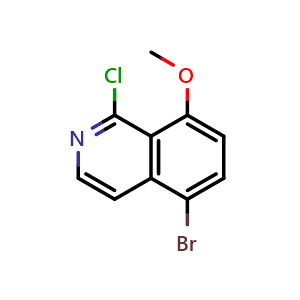 5-Bromo-1-chloro-8-methoxyisoquinoline