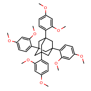Tricyclo[3.3.1.13,7]decane, 1,3,5,7-tetrakis(2,4-dimethoxyphenyl)-