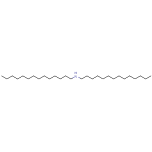 Chemical structure of N-tetradecyl-1-Tetradecanamine , CAS 17361-44-3, AChemBlock X186016