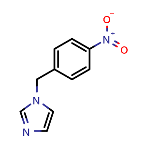 Chemical structure of 1-(4-Nitrobenzyl)-1H-imidazole , CAS 18994-90-6, AChemBlock X186124