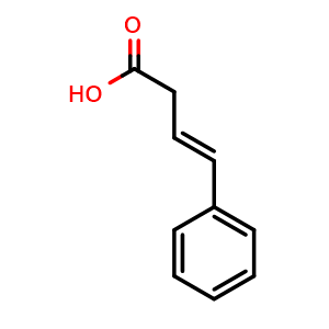 Chemical structure of trans-Styrylacetic acid , CAS 1914-58-5, AChemBlock X186129