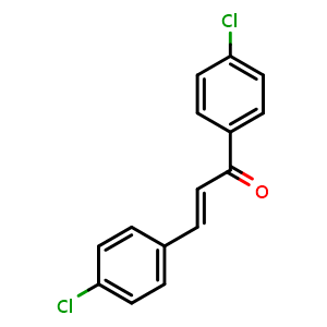Chemical structure of 4,4'-Dichlorochalcone , CAS 19672-59-4, AChemBlock X186146