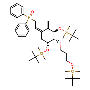 [3R-(1Z,3beta,4alpha,5alpha)]-[2-[3,5-bis[(1,1-dimethylethyl)dimethylsilyloxy]-4-[3-[(1,1-dimethylethyl)dimethylsilyloxy]propoxy]-2-methylenecyclohexylidene]ethyl]diphenylphosphine oxide