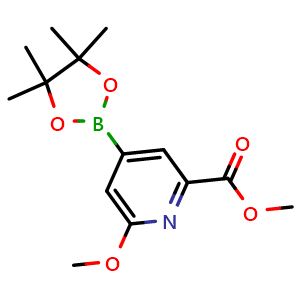 methyl 6-methoxy-4-(4,4,5,5-tetramethyl-1,3,2-dioxaborolan-2-yl)picolinate