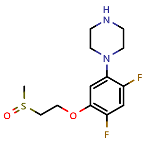 1-[2,4-Difluoro-5-[2-(methylsulfinyl)ethoxy]phenyl]piperazine