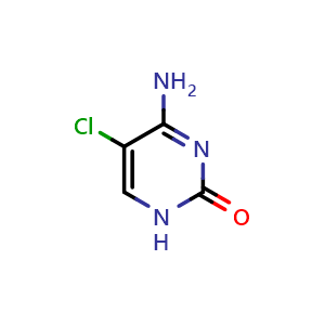 Chemical structure of 5-chloro-cytosine , CAS 2347-43-5, AChemBlock X186252