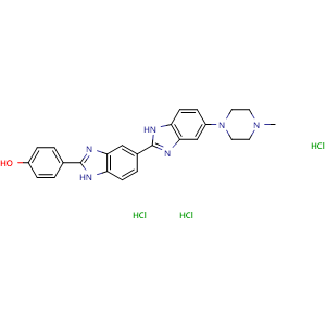 Chemical structure of Hoechst 33258 , CAS 23554-98-5, AChemBlock X186257