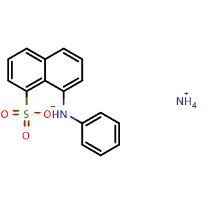 Chemical structure of Ammonium 8-(phenylamino)naphthalene-1-sulfonate , CAS 28836-03-5, AChemBlock X186373