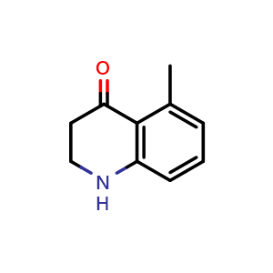 Chemical structure of 5-methyl-2,3-dihydro-1H-quinolin-4-one , CAS 36053-98-2, AChemBlock X186484