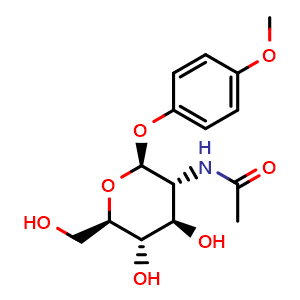 N-[(2S,3R,4R,5S,6R)-4,5-dihydroxy-6-(hydroxymethyl)-2-(4-methoxyphenoxy)oxan-3-yl]acetamide